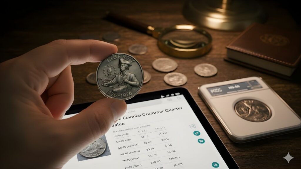 How Much Is a 1976 Colonial Drummer Quarter Worth