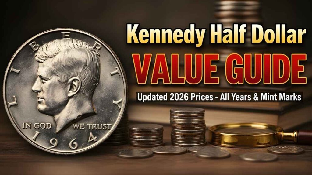 Kennedy Half Dollar Value Guide by Year and Mint Mark