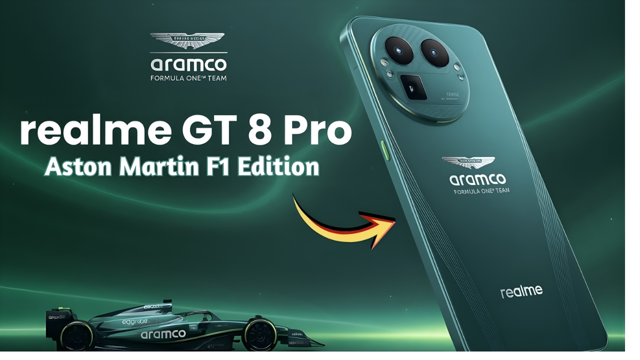 Realme GT 8 Pro Aston Martin F1 Edition Launch Brings 144Hz QHD+ Display and 7,000mAh Battery